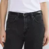 Accent Solid messing Lær Slim belte