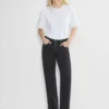 Accent Solid messing Lær Slim belte