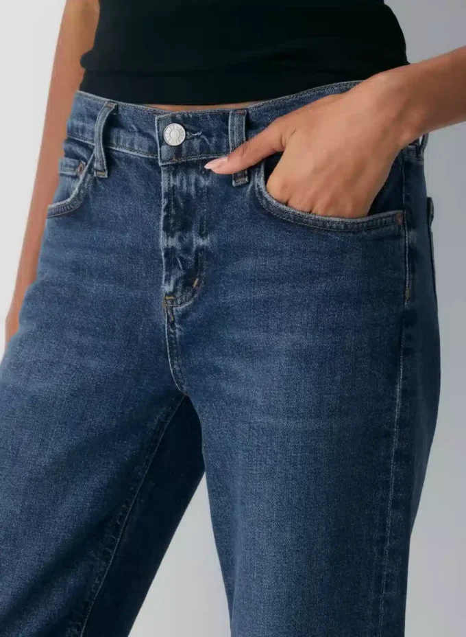 AGOLDE lavt sittende slim jeans