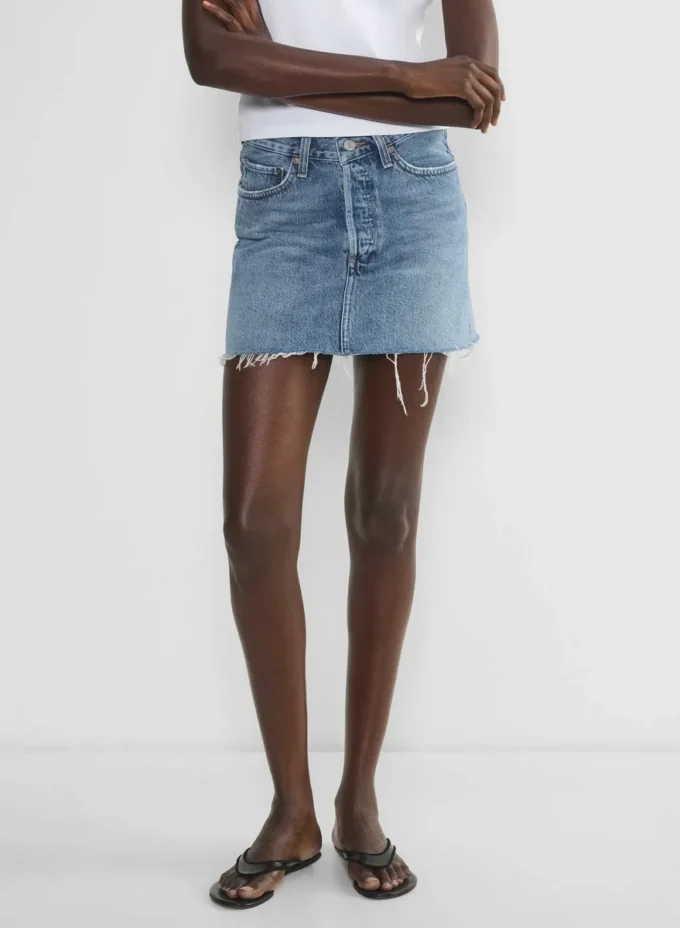 AGOLDE Mini-skjørt med V-midje