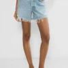 AGOLDE Parker Long Jean Short