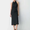 Audience Satin Halter Dress
