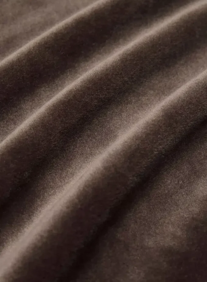 Audrina velour-hettegenser