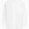 Avslappet poplin-skjorte