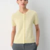 Bare Cashmere kortærmet genser med rund hals Bare Cashmere kortærmet genser med rund hals