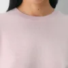 Bare Cashmere kortermet genser med rund hals Bare Cashmere kortermet genser med rund hals