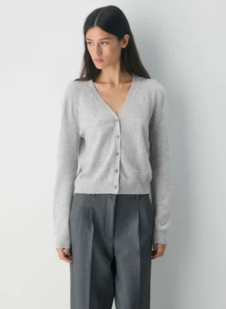 Bare Cashmere V-hals cardigan