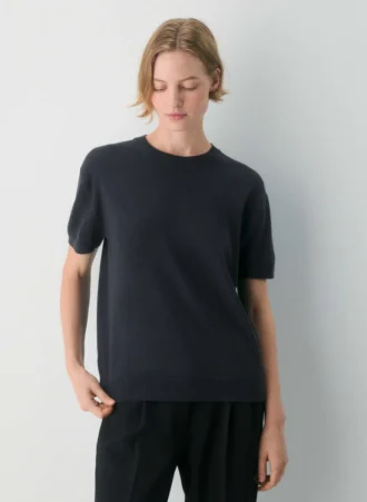 Bare Merino Wool Crew T-skjorte