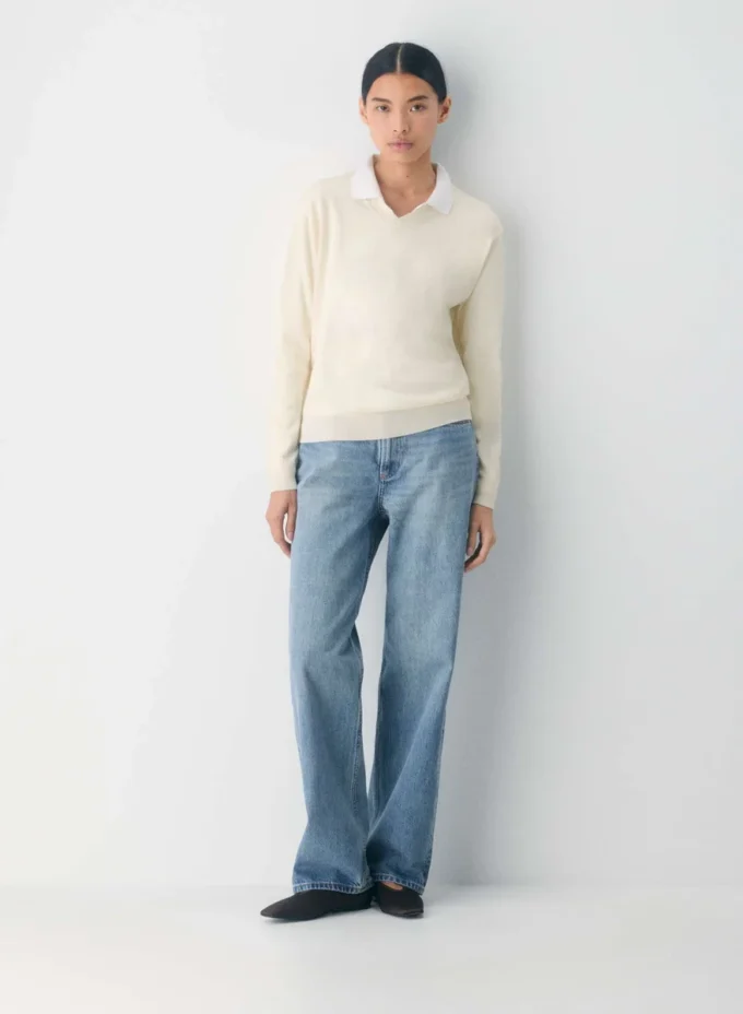 Bare Merino Wool V-neck Sweater Bare Merino Wool V-neck Sweater
