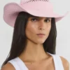 Bask Cowboyhatt med åpen veving