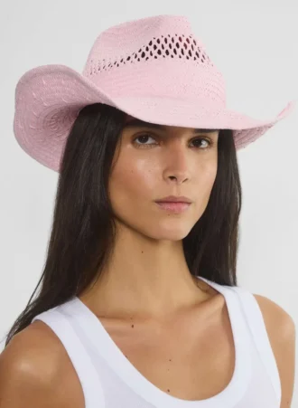 Bask Cowboyhatt med åpen veving