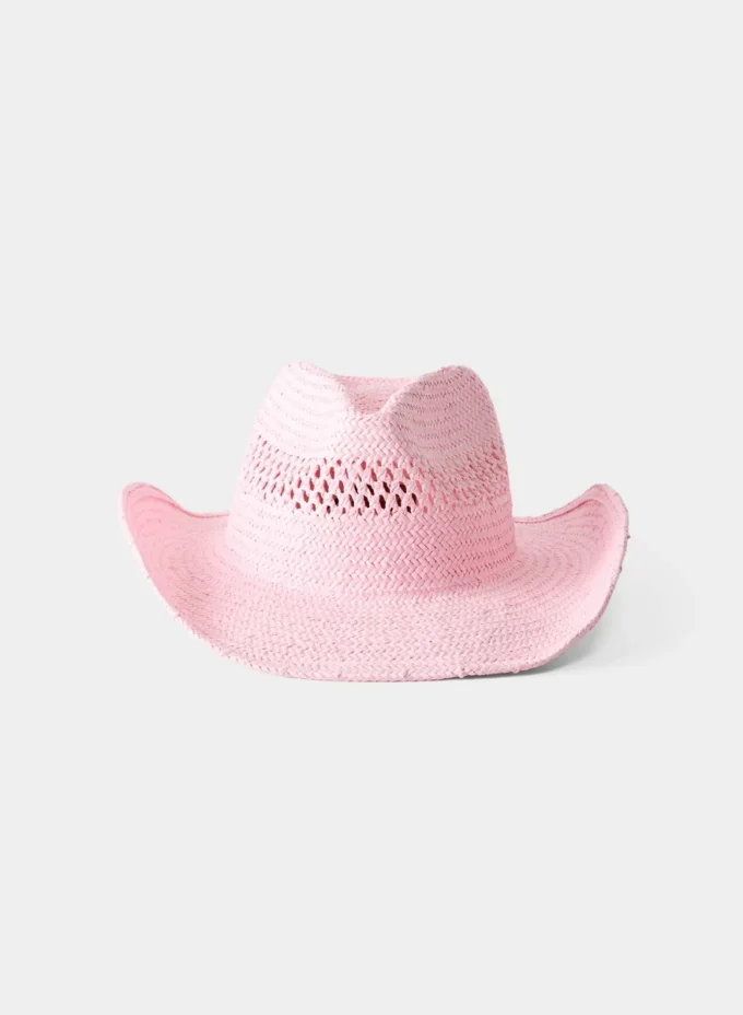Bask Cowboyhatt med åpen veving