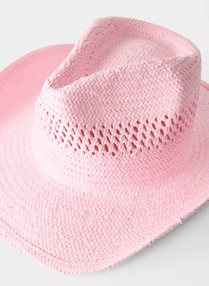 Bask Cowboyhatt med åpen veving
