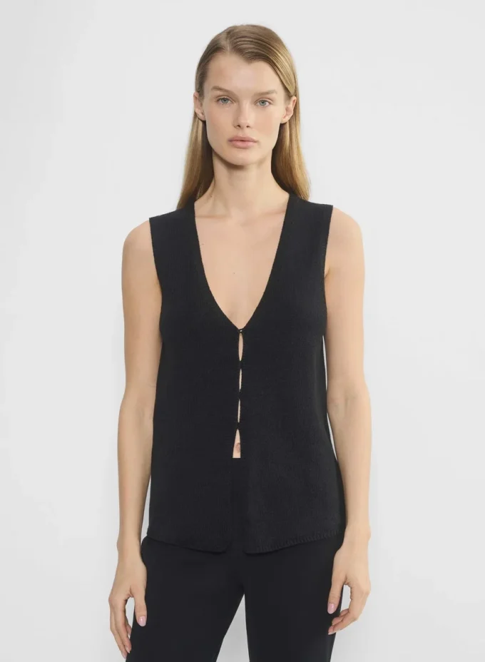 Basque Hip Sweater Vest Basque Hip Sweater Vest