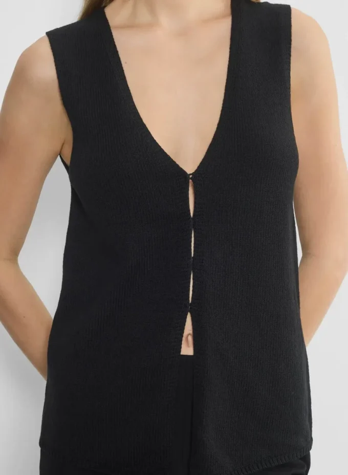 Basque Hip Sweater Vest Basque Hip Sweater Vest