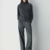 Brushed Cashmere Avslappet turtleneck Brushed Cashmere Avslappet turtleneck