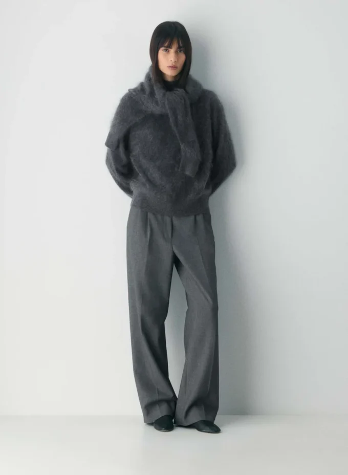 Brushed Cashmere Avslappet turtleneck Brushed Cashmere Avslappet turtleneck