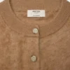 Brushed Cashmere ermeløs cardigan Brushed Cashmere ermeløs cardigan