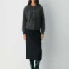 Brushed Cashmere Relaxed Crew Cardigan Brushed Cashmere Relaxed Crew Cardigan