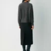 Brushed Cashmere Relaxed Crew Cardigan Brushed Cashmere Relaxed Crew Cardigan