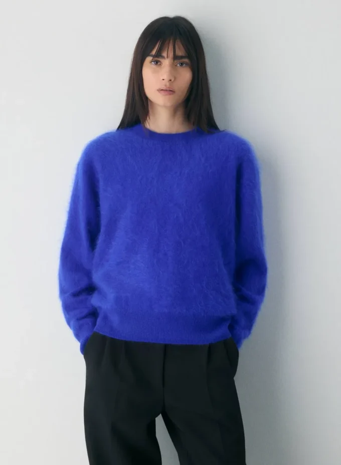 Brushed Cashmere Relaxed Crew Sweater Brushed Cashmere Relaxed Crew Sweater