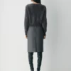 Brushed Cashmere Shrunken V-neck Sweater Brushed Cashmere Shrunken V-neck Sweater