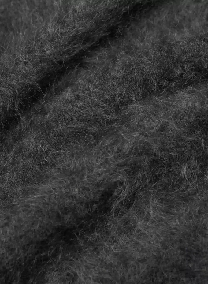 Brushed Cashmere Shrunken V-neck Sweater Brushed Cashmere Shrunken V-neck Sweater