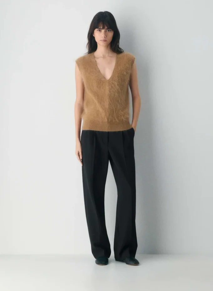 Brushed Cashmere Sweater Vest Brushed Cashmere Sweater Vest