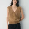Brushed Cashmere Sweater Vest Brushed Cashmere Sweater Vest