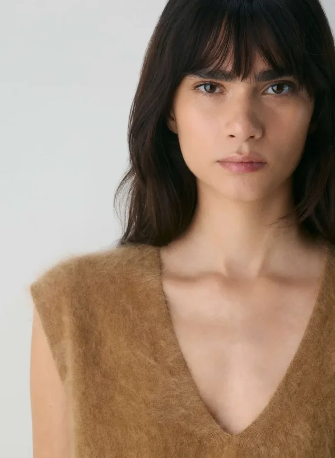 Brushed Cashmere Sweater Vest Brushed Cashmere Sweater Vest
