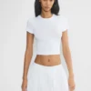 Bubbly Poplin Mini Skirt