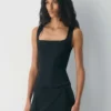 Caprice satin bustier