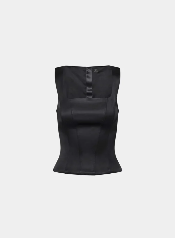 Caprice satin bustier