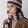 Cashmere Rib Beanie