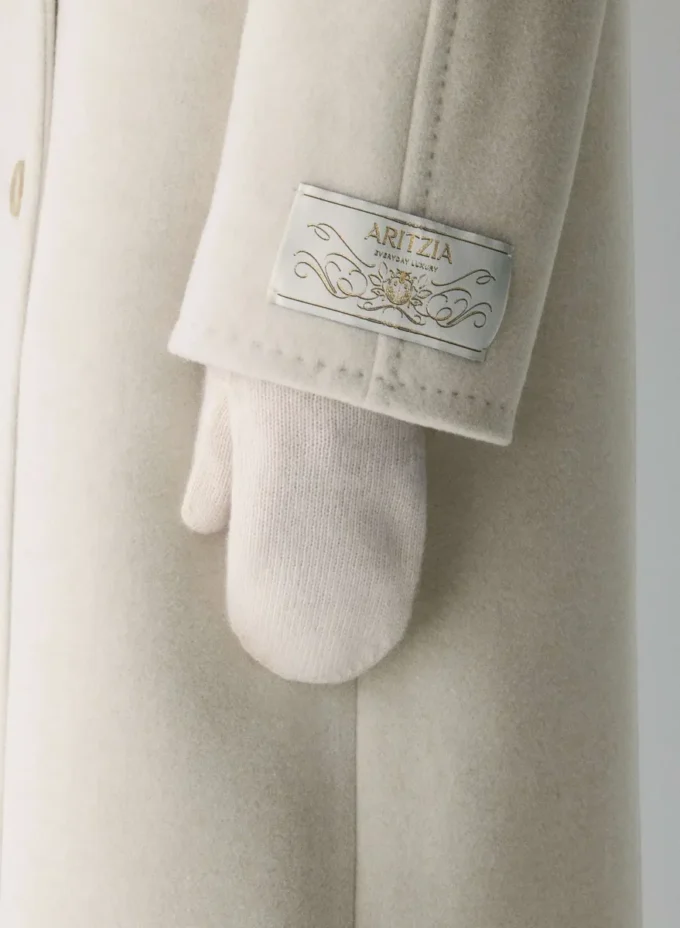 Cashmere Rib Mitten