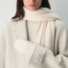 Cashmere Rib Mitten