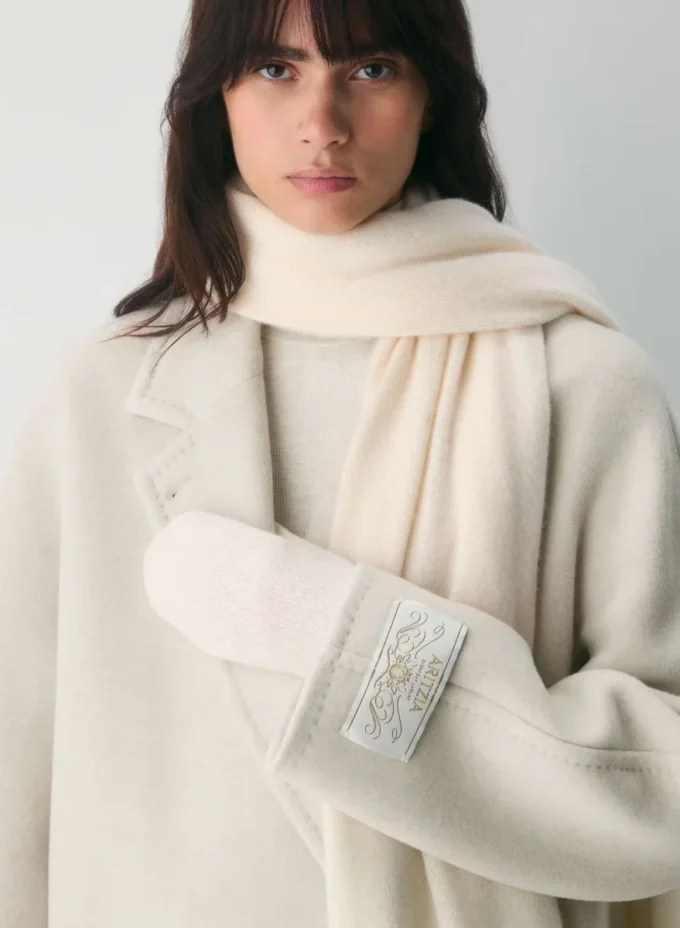 Cashmere Rib Mitten