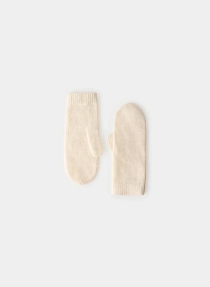Cashmere Rib Mitten