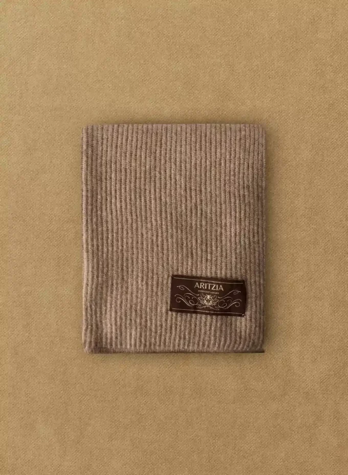 Cashmere Rib Scarf