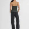 Casual Contour Squareneck Cami Hip Tank