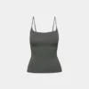 Casual Contour Squareneck Cami Hip Tank