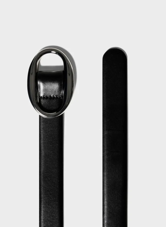 Cavalo solid messingbelte i skinn