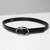 Cavalo solid messingbelte i skinn