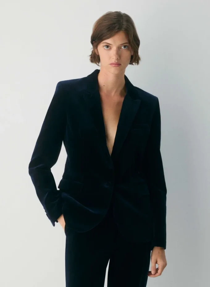Charisse Blazer – Fløyel
