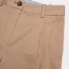 Chino Hi-rise Wide Pleated Pant
