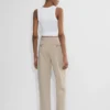 Chino Mid-rise Carrot Pant