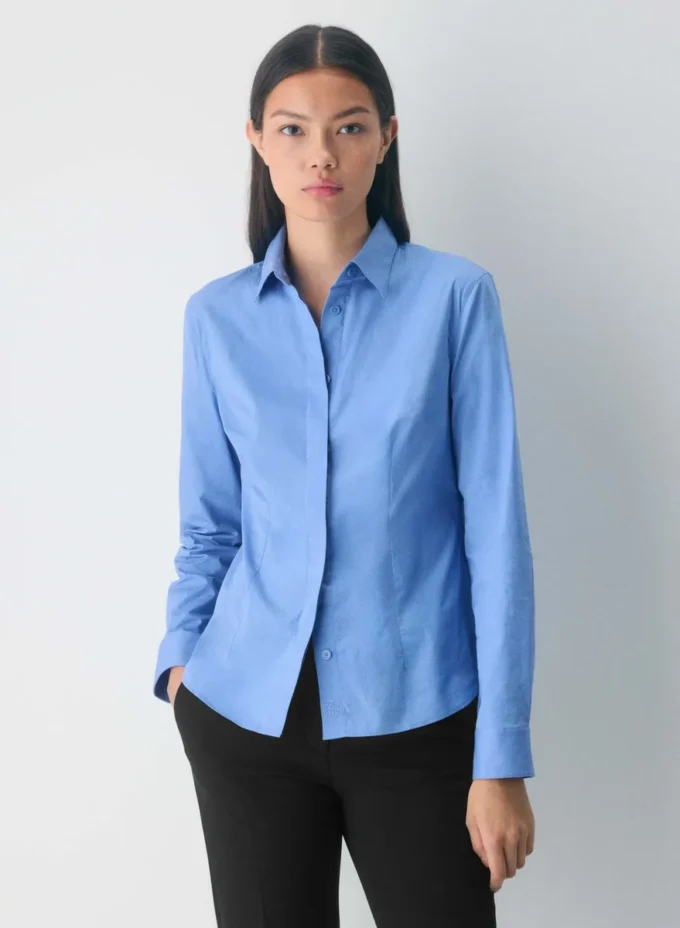 Chronicle Slim Poplin-skjorte