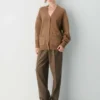 Chunky Merino Wool V-neck Cardigan Chunky Merino Wool V-neck Cardigan