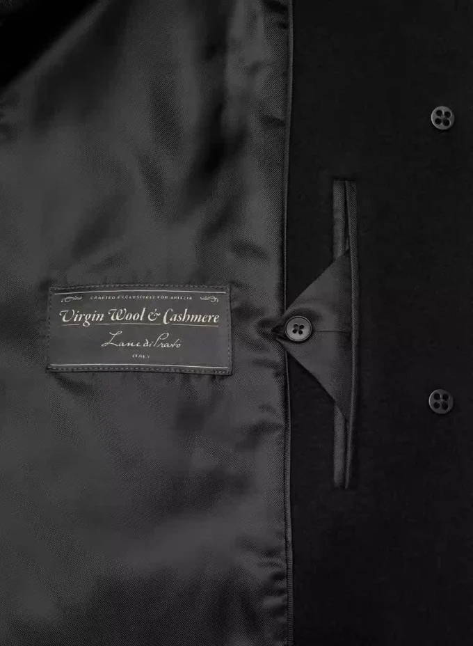 Cocoon-kåpen – myk ull og kashmir Cocoon-kåpen – myk ull og kashmir