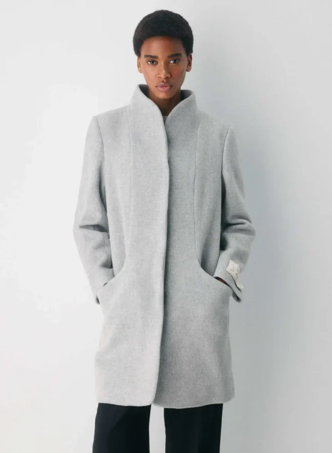Cocoon-kåpen Ny – Ull og kashmir Cocoon-kåpen Ny – Ull og kashmir